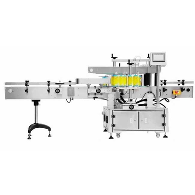 comprar Máquina de etiquetado lateral doble automática de la botella SS304 ajustable dimensional multi material online manufacture