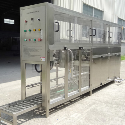 PLC automático máquina de rellenar del agua de 20 litros, embotelladora 150BPH del agua mineral