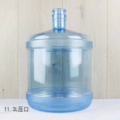 Botella de agua plástica modificada para requisitos particulares del material de embalaje con tamaño de 7.5L 11.3L 15L