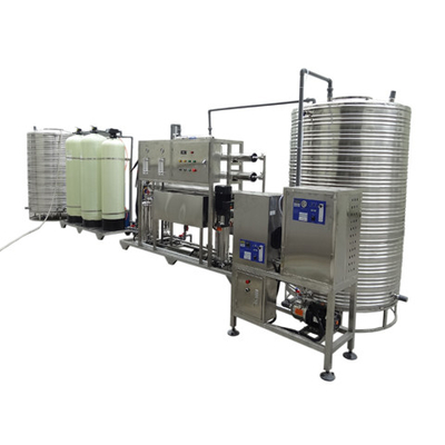 Bajo consumo y fácil operación 2000LPH Tratamiento de agua por ósmosis inversa